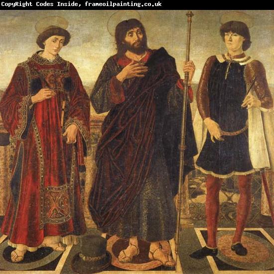 Antonio Pollaiolo SS.Vincent,james,and Eustace